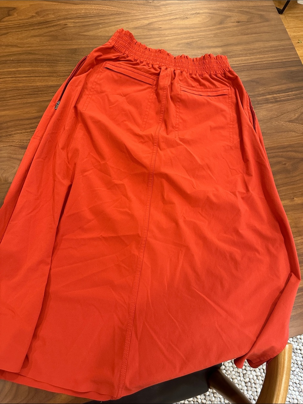Athleta Red Maxi Skirt with Elastic Waist - Picture 4 of 4